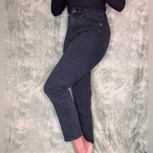 Black Express Straight Leg Jeans
